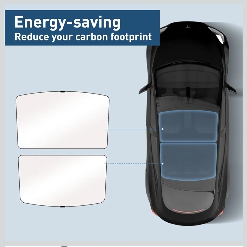 NEW ZeroPone Roof Sunshade for Tesla Model Y 2021-2023 - Picture 6 of 11